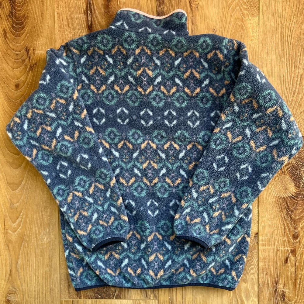 Patagonia Lightweight Synchilla Snap-T Fleece Pullover Youth Girl XL 14 - Picture 2 of 12